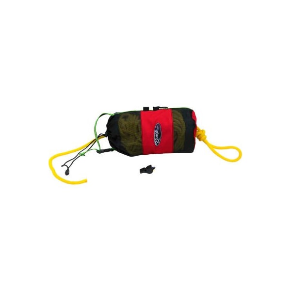 Kemp Usa Red Throw Bag With 100' Yellow Rope With Kemp Bengal Safety Whistle 10-228-100 - main